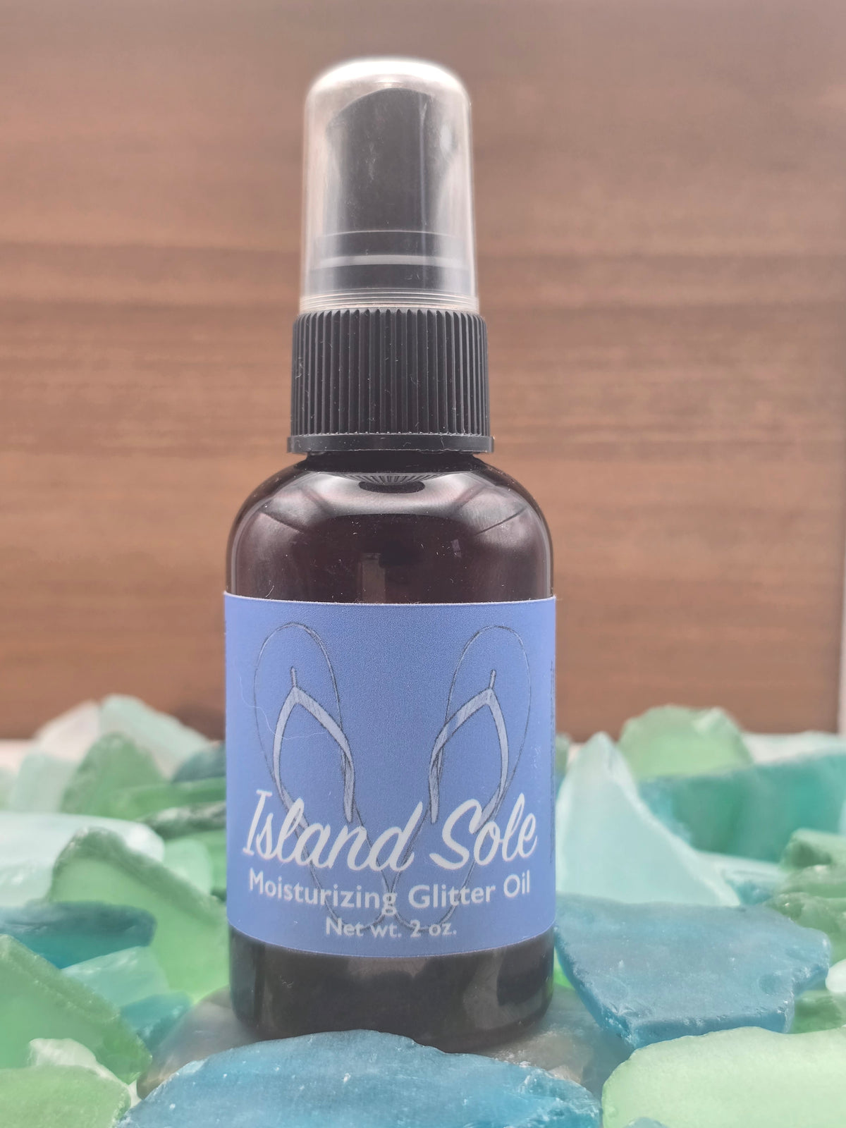Island Sole Moisturizing Glitter Body Oil