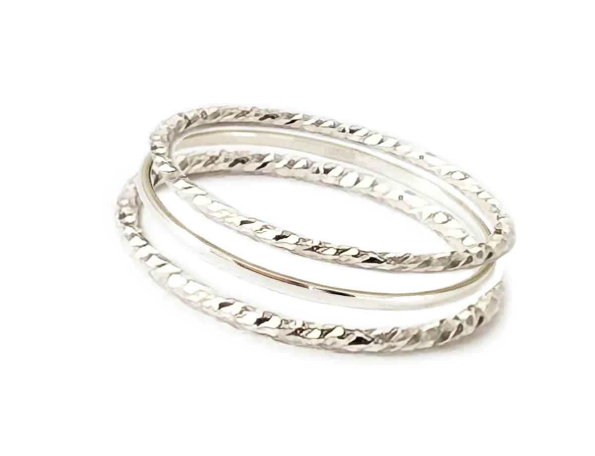Sparkle Sterling Silver - Fitted Toe Ring