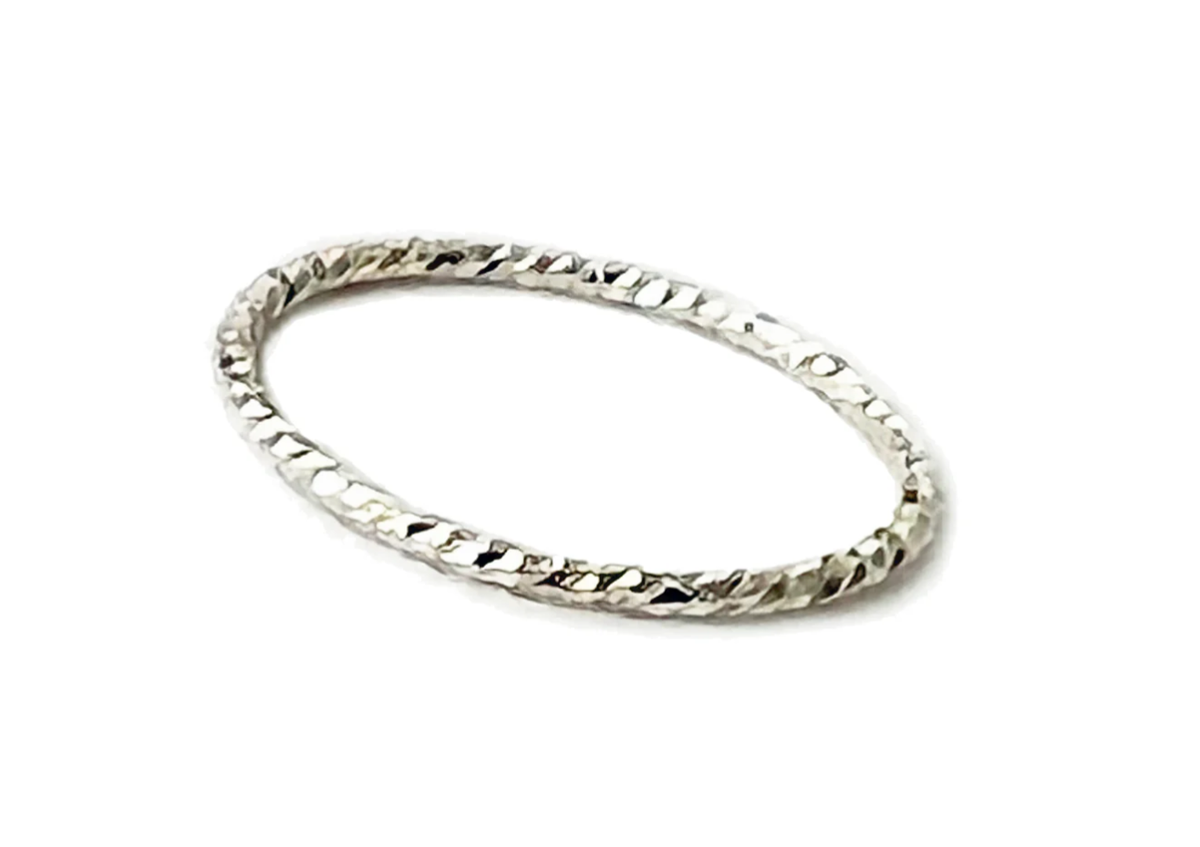 Sparkle Sterling Silver - Fitted Toe Ring