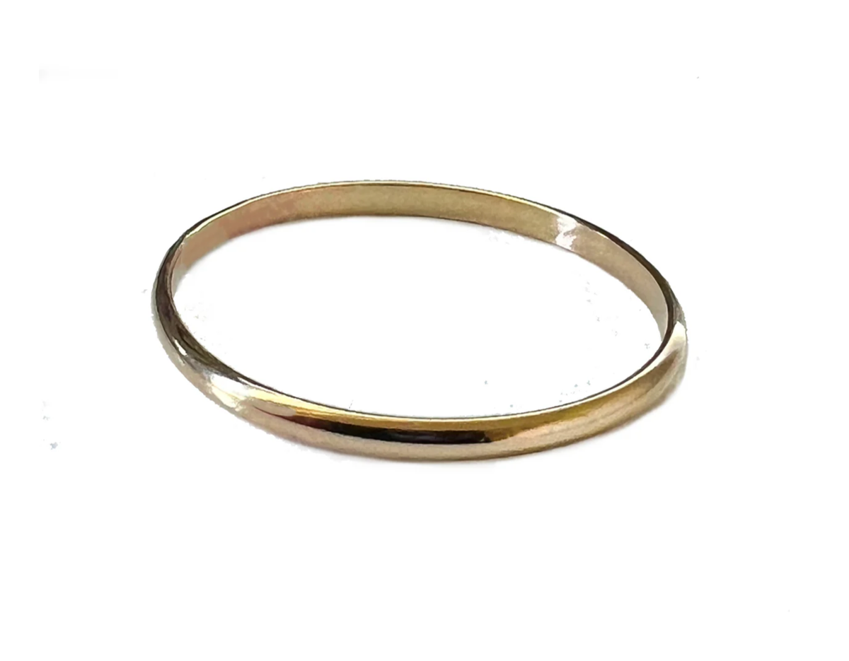 2mm Big Toe Ring Sterling Silver - Fitted Toe Ring